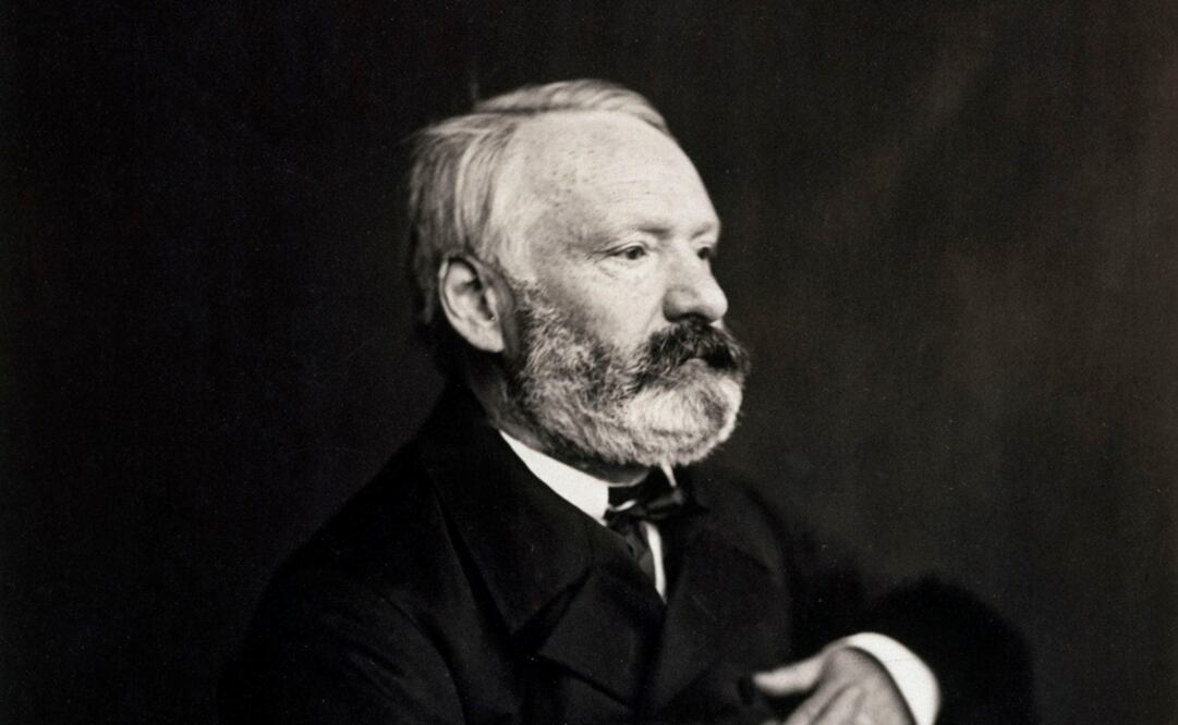 Fotografía de Victor Hugo en Hauteville House (1862) realizada por Edmund Bacon, perteneciente a los fondos de la Casa de Victor Hugo. Foto: EFE