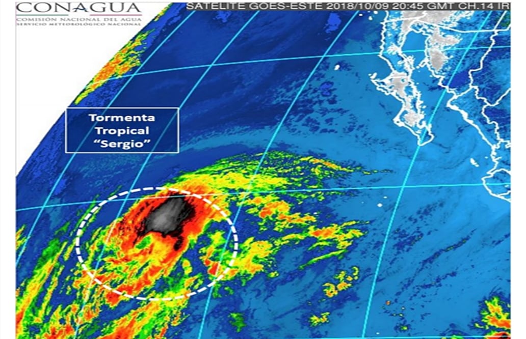 Autoridades informaron que se pronostican lluvias importantes para la zona norte del estado, por lo que se declararon en alerta preventiva. Foto: smn.cna.gob.mx