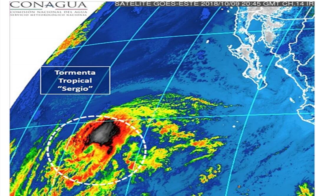 Autoridades informaron que se pronostican lluvias importantes para la zona norte del estado, por lo que se declararon en alerta preventiva. Foto: smn.cna.gob.mx