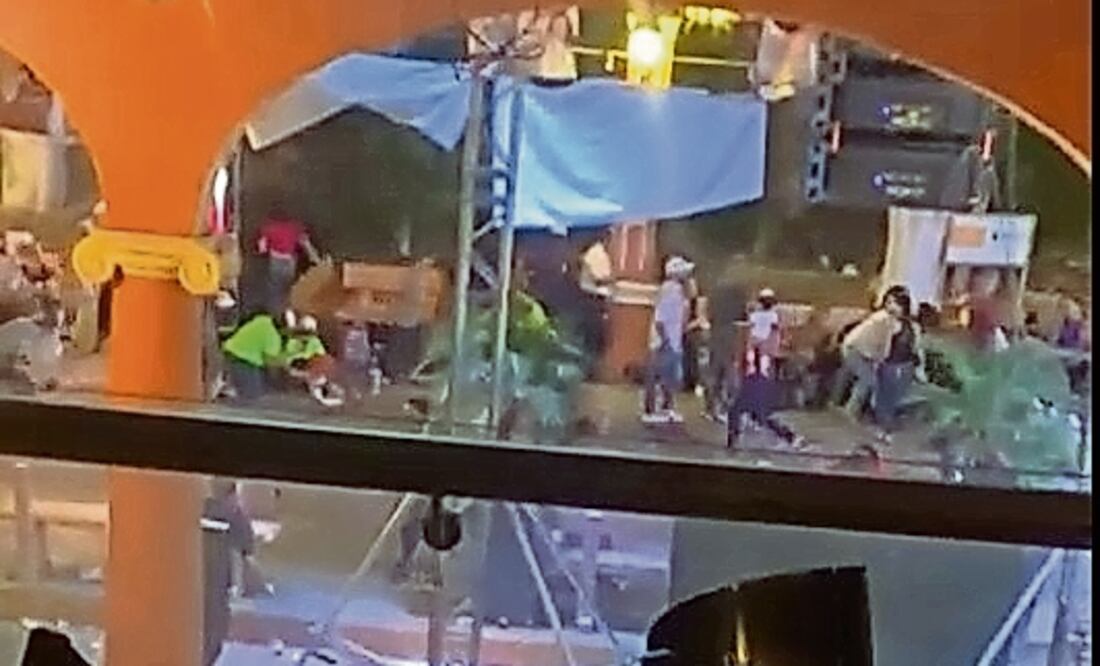 El martes se registró un ataque armado durante el cierre de campaña de Estrella Mendoza. Foto: Especial