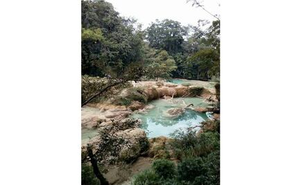 Realizan estudio por sequía en cascadas de Agua Azul