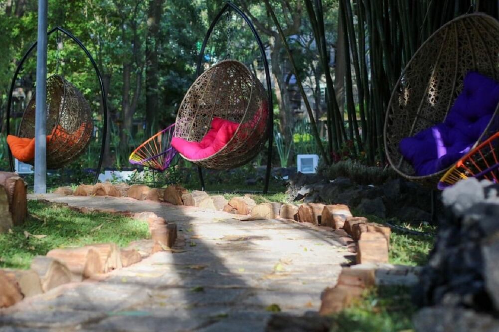 Un lugar para relajarse, leer y escuchar música. Foto: alcaldiacuauhtemoc.mx