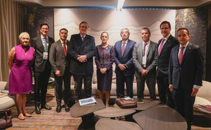 Este es el gabinete que acompañó a Sheinbaum en el G7; Ebrard, Harfuch, de la Fuente, entre otros