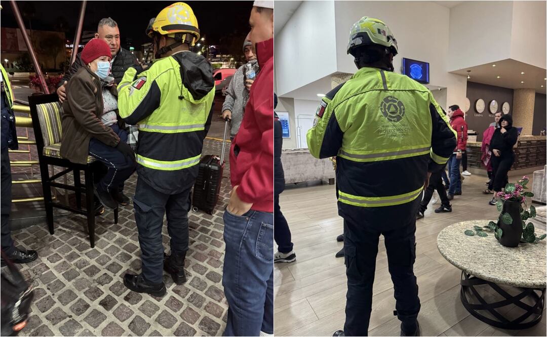 Evacuan hotel en León tras sismo de magnitud 6.1; no se reportan daños mayores. Foto: Especial