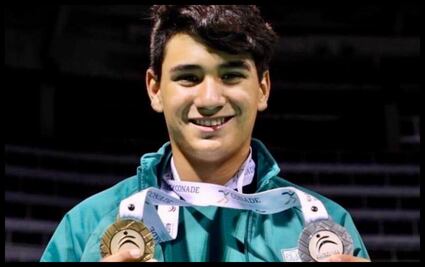 Patricio Reyes, la promesa mexicana de la gimnasia en trampolín