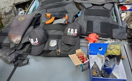 Caen 4 presuntos extorsionadores con gorras del CJNG y Cártel de Sinaloa en Tlalpan