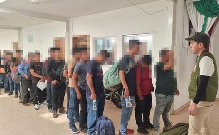 INM rescata a 136 migrantes extranjeros en Puebla
