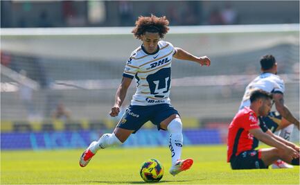 Adalberto Carrasquilla debuta con Pumas; Alex Padilla sigue en la banca