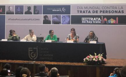 Paola Félix presenta libro sobre la trata de personas ante la Fiscalía capitalina 