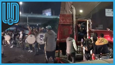 Aficionados de los Pumas golpean a un conductor, rumbo al Estadio Azteca