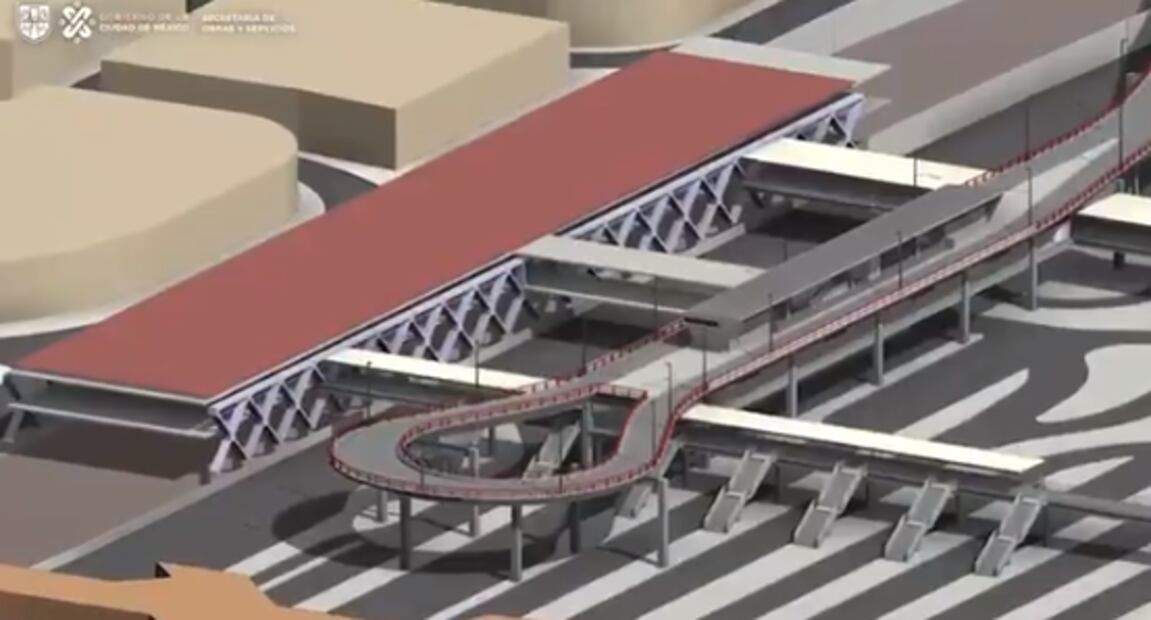 Con video animado, Sheinbaum anuncia inauguración de Trolebús Elevado sobre Eje 8 