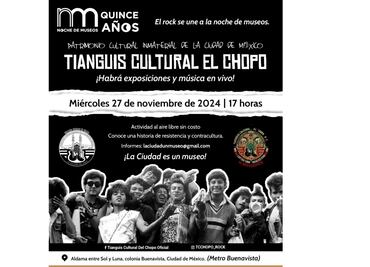 Tianguis Cultural "El Chopo" participará en el 15 aniversario de la Noche de Museos; habrá exposiciones y música en vivo