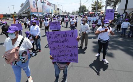 Comerciantes de Toluca denuncian violencia de género de policías municipales 