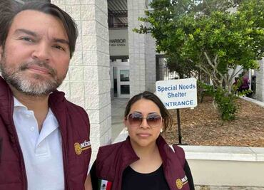 Brigadas del Consulado de México en Orlando recorren albergues para auxiliar mexicanos; evalúan daños por huracán Milton