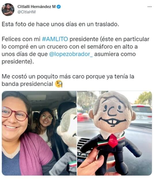 Citlalli Hernández y simpatizantes de Morena presumen sus peluches, ante prohibición de AMLITOS