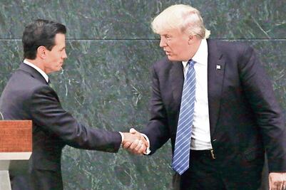 Se reunirán Peña Nieto y Donald Trump el 31 de enero 
