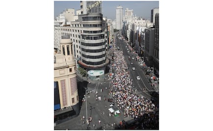 En España, protestan contra gobierno de Nicolás Maduro