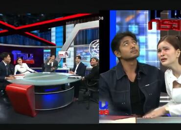 Así se vivió terremoto de 7.7 en Tailandia durante noticiero; movimiento sorprendió a presentadores