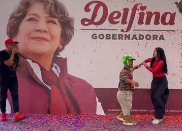 “Gracias futura gobernadora”: Medio Metro saca los pasos prohibidos con Delfina Gómez en el Edomex