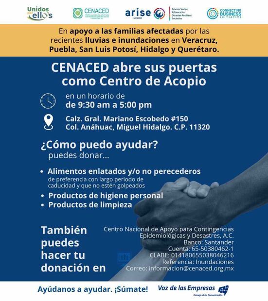 Centros de acopio de la CENACED (13/10/2025). Foto: Captura de pantalla