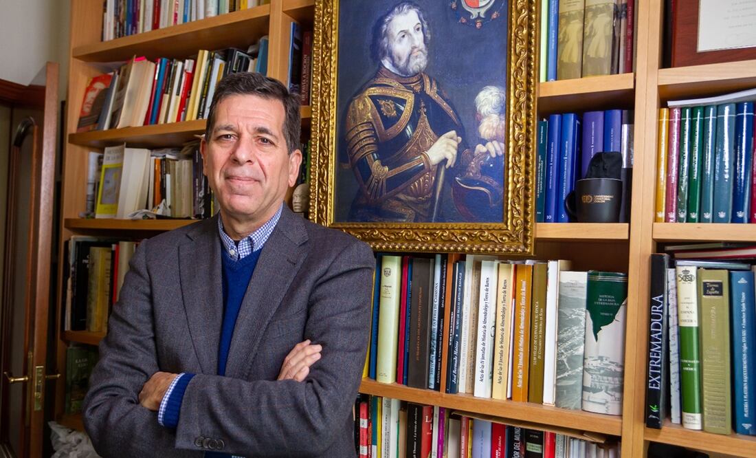 Historiador y biógrafo de Hernán Cortés, Esteban Mira Caballos. Foto: EFE/Jero Morales