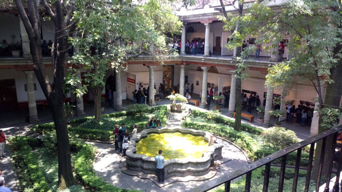 Central courtyard of the Franz Mayer Museum where the conference took place - Photo: Midori Reyes/EL UNIVERSAL IN ENGLISH