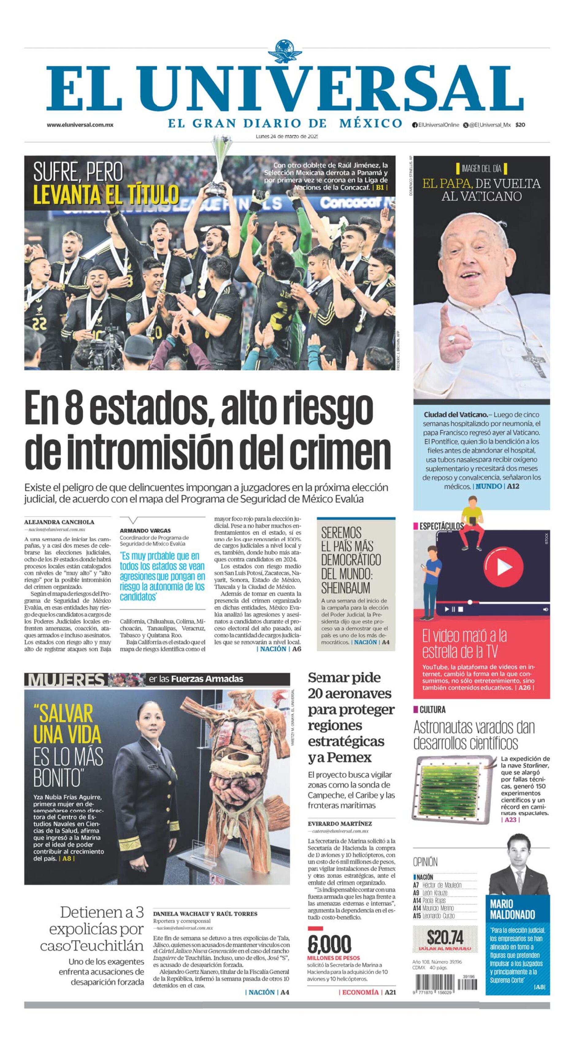 Portada impresa