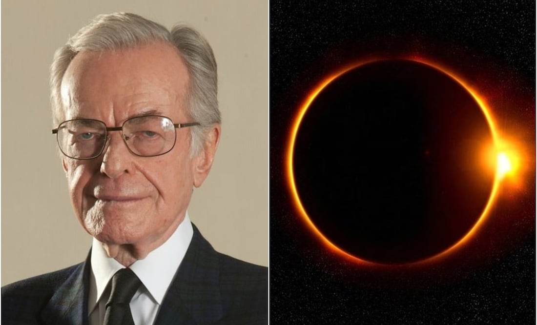 La vez que Jacobo Zabludovsky pronóstico el Eclipse Solar 2024 del 8 de abril. Foto: Especial y Pixabay