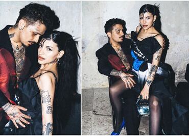 Christian Nodal presume hermosura de Cazzu durante concierto de Marc Anthony