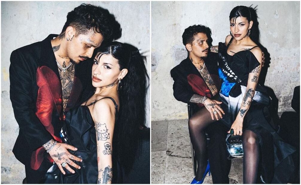 Cazzu y Nodal posaron juntos en sesión que compartieron en sus redes.