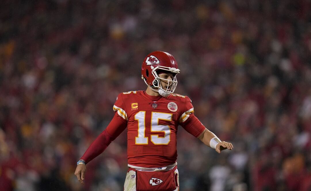 Patrick Mahomes en la ronda divisional frente a Jacksonville / Foto: AP