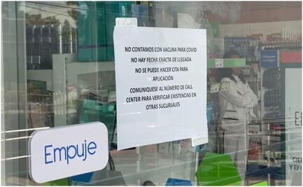 "No hay fecha de llegada"; vacunas Pfizer contra Covid continúan agotadas en farmacias