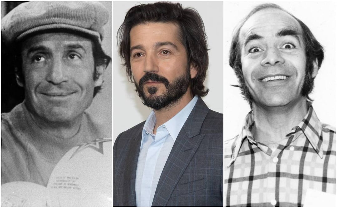 Roberto Gómez Bolaños “Chespirito”, Diego Luna y Manuel “Loco” Valdés.
Foto: Archivo EL UNIVERSAL/Clasos.
