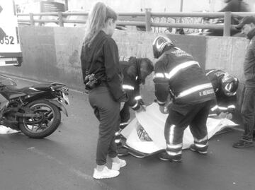 Muere motociclista tras impactarse contra camioneta del servicio de limpia en alcaldía Álvaro Obregón