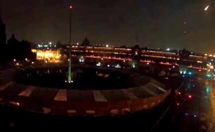 Reportan paso de meteorito en el centro del país 