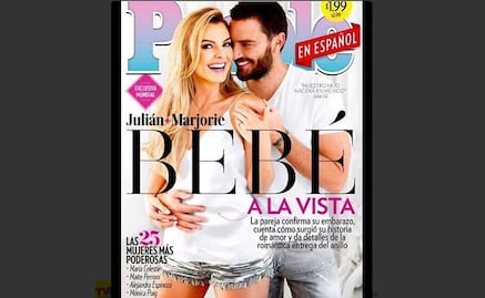 Marjorie de Sousa y Julián Gil serán papás