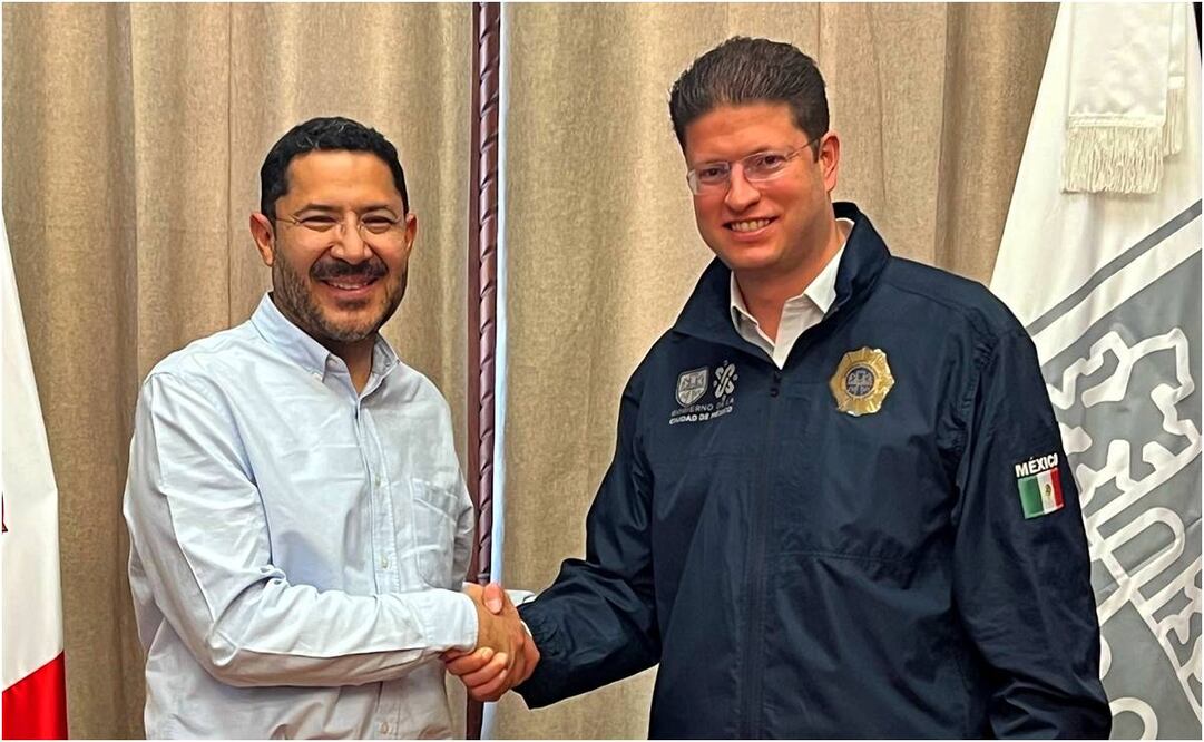 Pablo Vázquez nuevo titular de la SSC de la CDMX. Foto: @martibatres