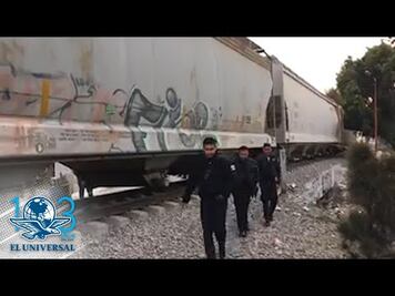 Hombre muere tras ser arrollado por tren en Tlalnepantla 