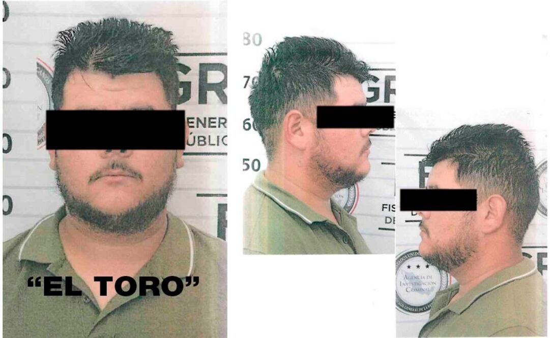 La policía de Guanajuato detuvo a Federico 'N' alias 'El Toro', presunto líder de una célula criminal (09/10/2024). Foto: Especial