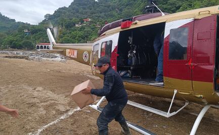 Tamaulipas envía helicóptero y ayuda humanitaria a Veracruz por inundaciones