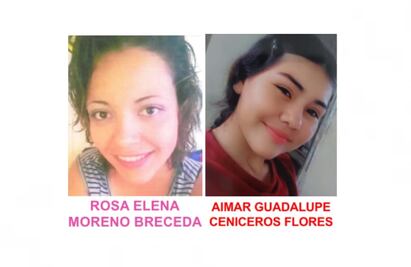 Reportan la desaparición de Rosa Elena y de la menor Aimar Guadalupe en Sinaloa