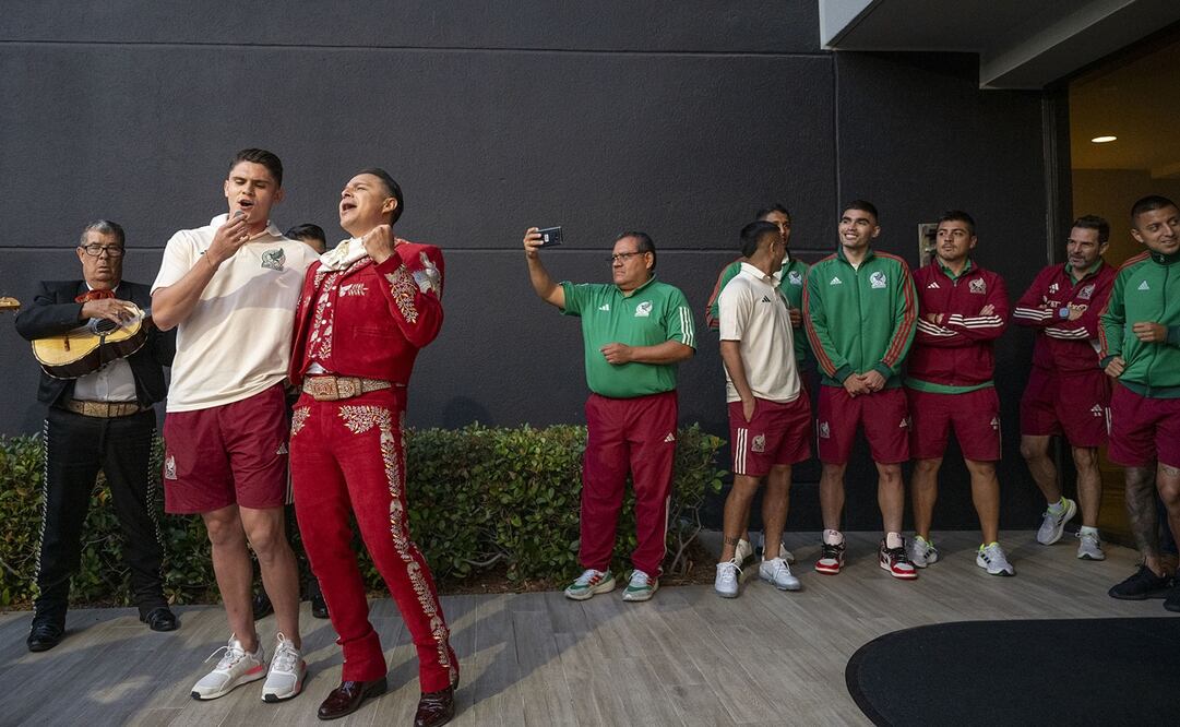 La Selección Mexicana recibió mariachi previo a la final de Copa Oro / Foto: Imago7