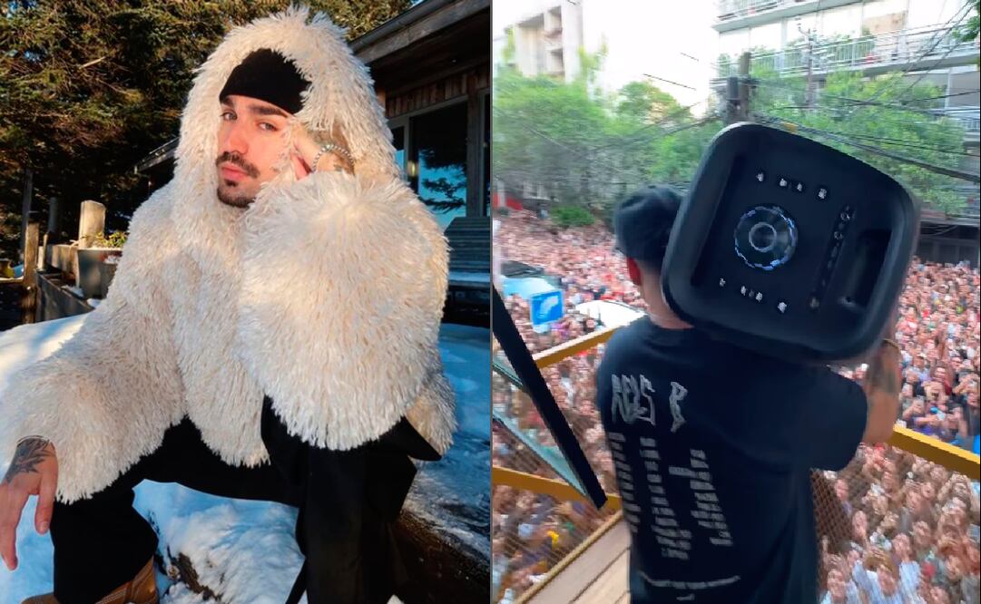 El español puso de cabeza a la CDMX al lanzar su nuevo disco desde un balcón. Foto: Instagram