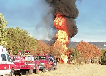 Explosión en toma clandestina de Hidalgo genera incendio