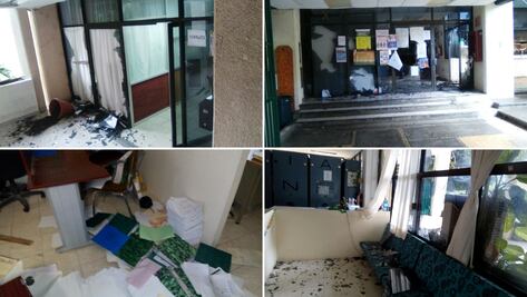 Vandalizan oficinas de educación en Chiapas