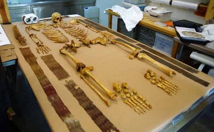 "Habla" el fardo mortuorio de un joven seminómada