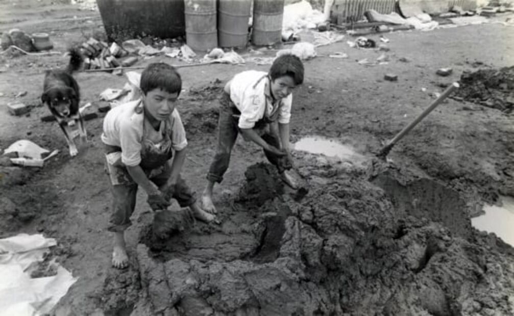 Así era el trabajo de los niños en el Centro 