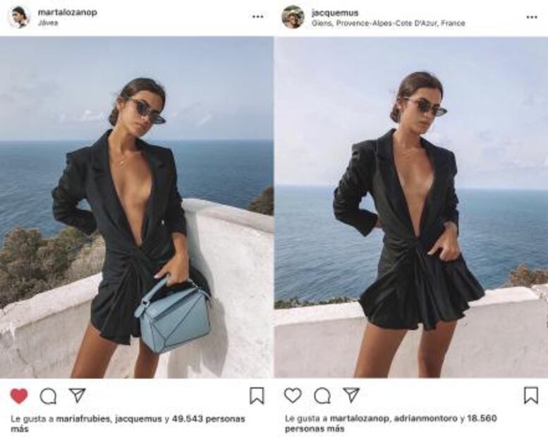 Jacquemus causa revuelo en Instagram por "borrar" bolsa en su foto