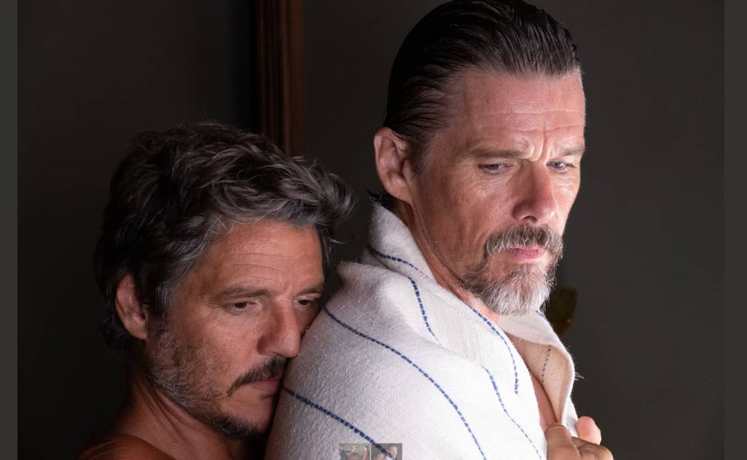 "Extraña forma de vida", de Pedro Almodóvar, con Ethan Hawke y Pedro Pascal. Cortesía: Iglesias Más.