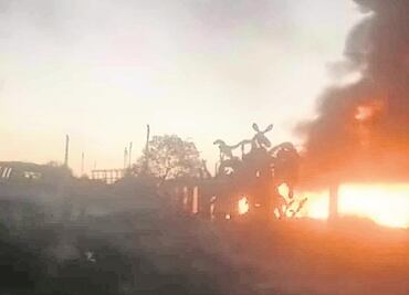 Explota toma clandestina en Loma del Progreso